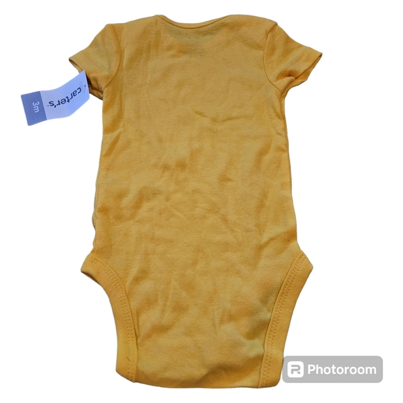 New Carters Yellow Mr Fix It Onesie Hammer Screwdriver Wrench Tools Infant 3m - Picture 4 of 7